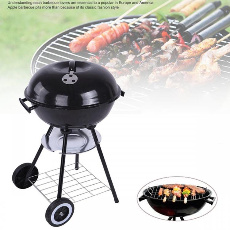 shopping מטבח ופינת אוכל 17'' Charcoal BBQ Grill Pit Outdoor Camping Cooker Bars Backyard Barbecue Tool