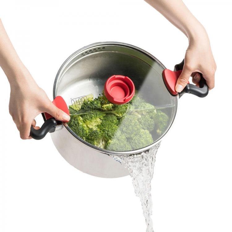 shopping מטבח ופינת אוכל YIWUYISHI 5.5L Non-coating Stainless Steel Stock Pot Cooking Pot Stockpot Gas Induction Cooker Soup Pots From Xiaomi Youpin