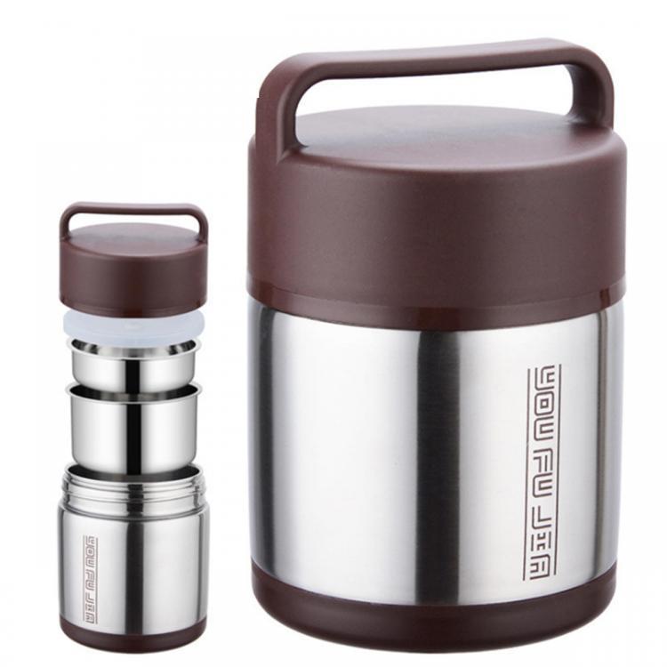 shopping מטבח ופינת אוכל Vacuum Insulated Lunch Box Stainless Steel Jar Hot Cold Thermos Food Container
