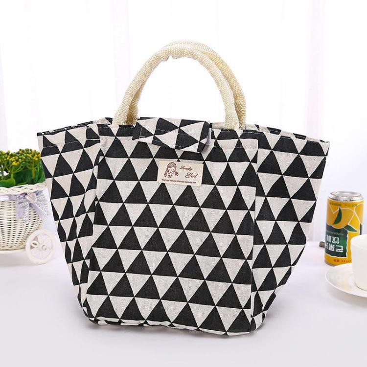 shopping מטבח ופינת אוכל KCASA KC-CB01 Oxford Portable Lunch Bag Travel Tote Bento Bag Food Organizer