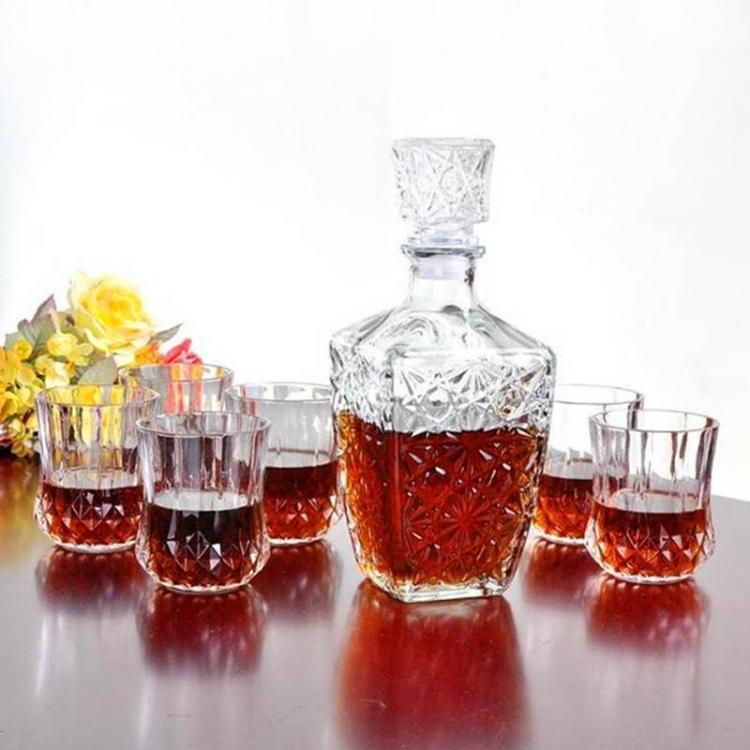 shopping מטבח ופינת אוכל Whiskey Wine Drinking Glass Decanter Wine Clear Bottle Carafe