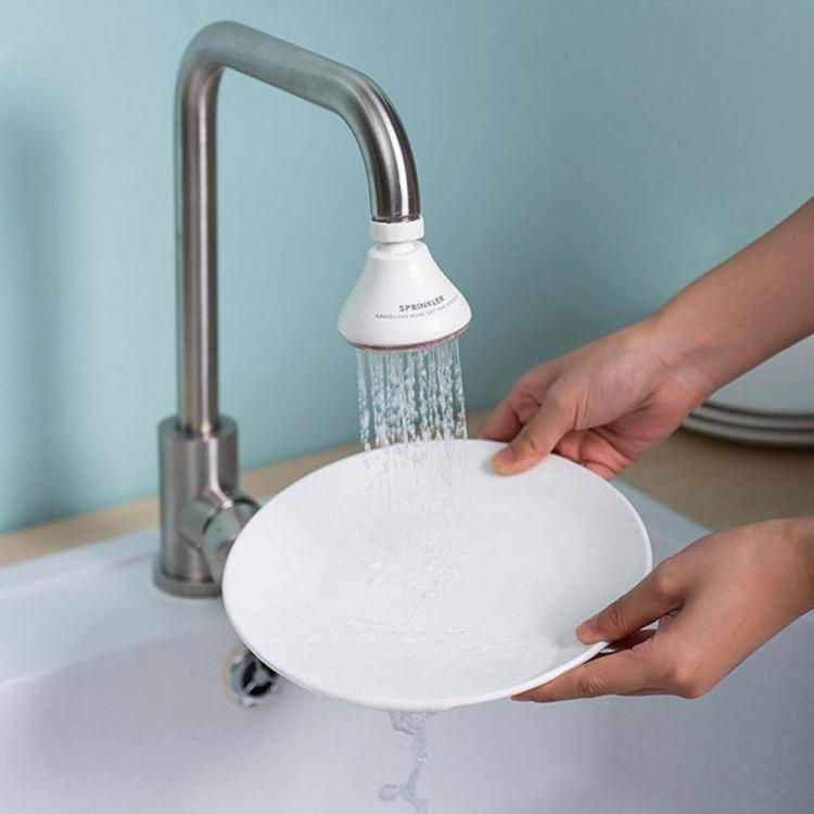 shopping מטבח ופינת אוכל Kitchen Faucet Splash Proof Filter Household Pressurized Nozzle Extending Medicinal Stone 360&deg; Head Water Purifier Economi