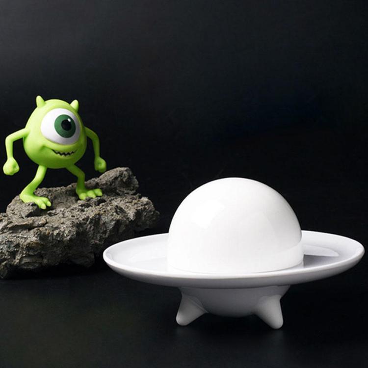 shopping מטבח ופינת אוכל KISS KISS FISH UFO Flying Stack Cup Set Creative Fun Home Drinking Tools Ceramic Cup Set With Plate From Xiaomi Youpin