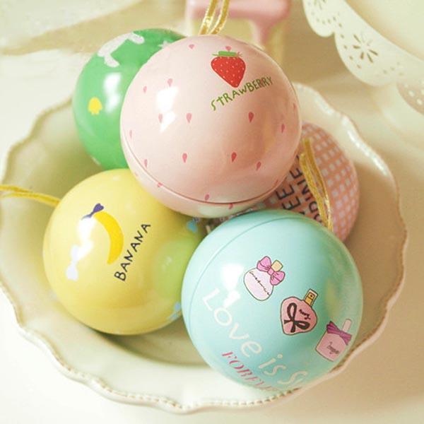 shopping מטבח ופינת אוכל Happy Sweet Ball Tea Box Gift Candy Jewelry Storage Tin Can