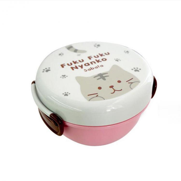 shopping מטבח ופינת אוכל Microwavable Lunch Box Double-layer Instant Noodle Bowl Plastic Storage Portable Outdoor Dishware