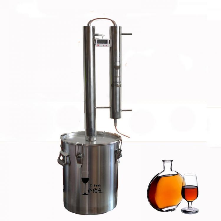 shopping מטבח ופינת אוכל 304 Stainless Steel Home Brew Alcohol Wine Distiller Moonshine Still Brandy Wine Spirit Distiller