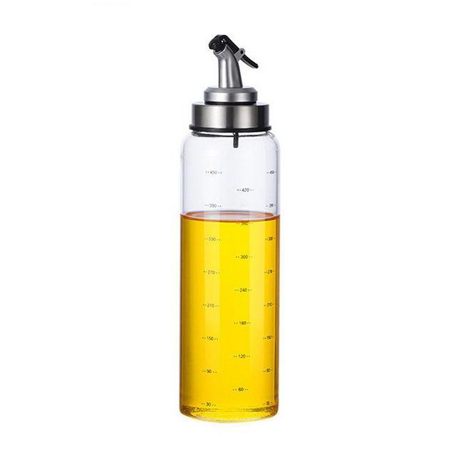 shopping מטבח ופינת אוכל Portable Oil Dispenser Seasoning Bottles Dispenser With Scale Sauce Bottle Glass Storage Bottles For Oil Vinegar Kitchen Cooking A