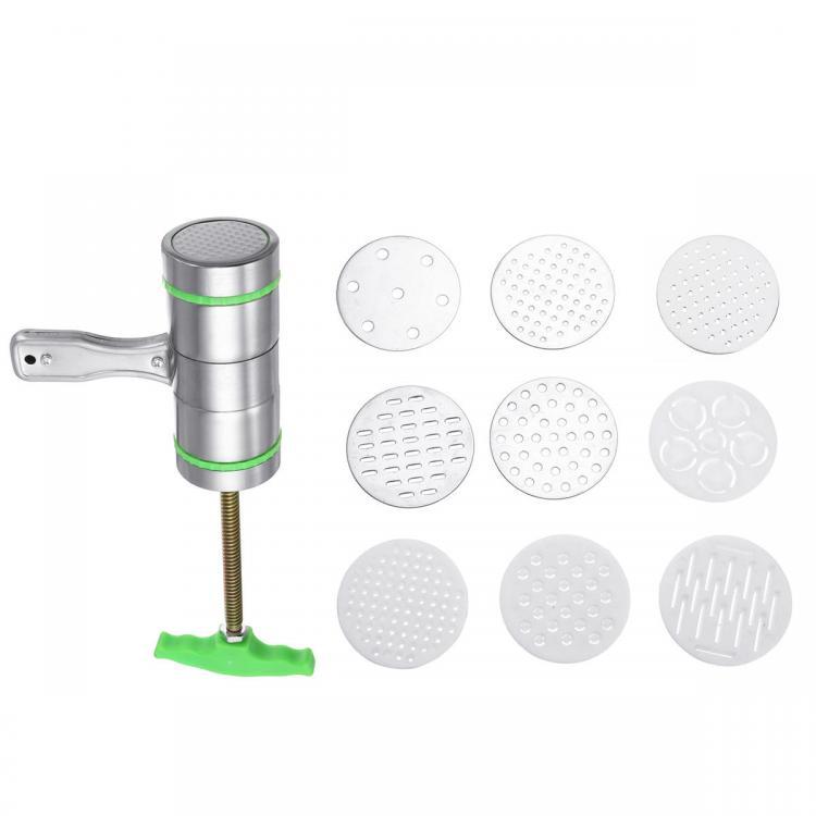 shopping מטבח ופינת אוכל 9 Mode Card Stainless Steel Manual Noodle And Pasta Maker Press Spaghetti Kitchen
