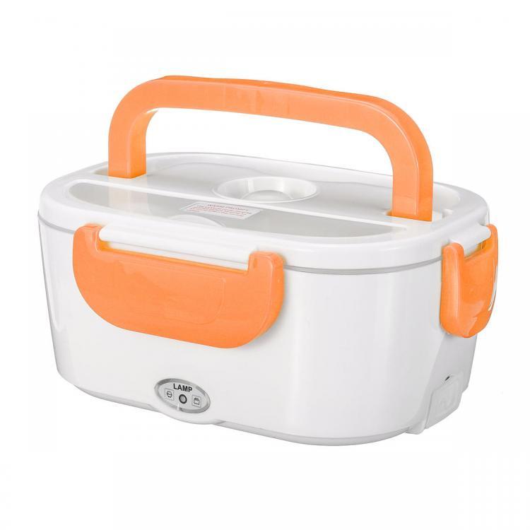 shopping מטבח ופינת אוכל 12V-24V/110V-240V 1.2L EU Plug Portable Removable Electric Lunch Box Car School Office Bento Box Food Heater Box