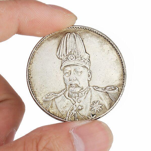 shopping קישוט הבית Top Hat Dragon Chinese Collect Coins Old China Yuan Shikai Coin Tibet Silver