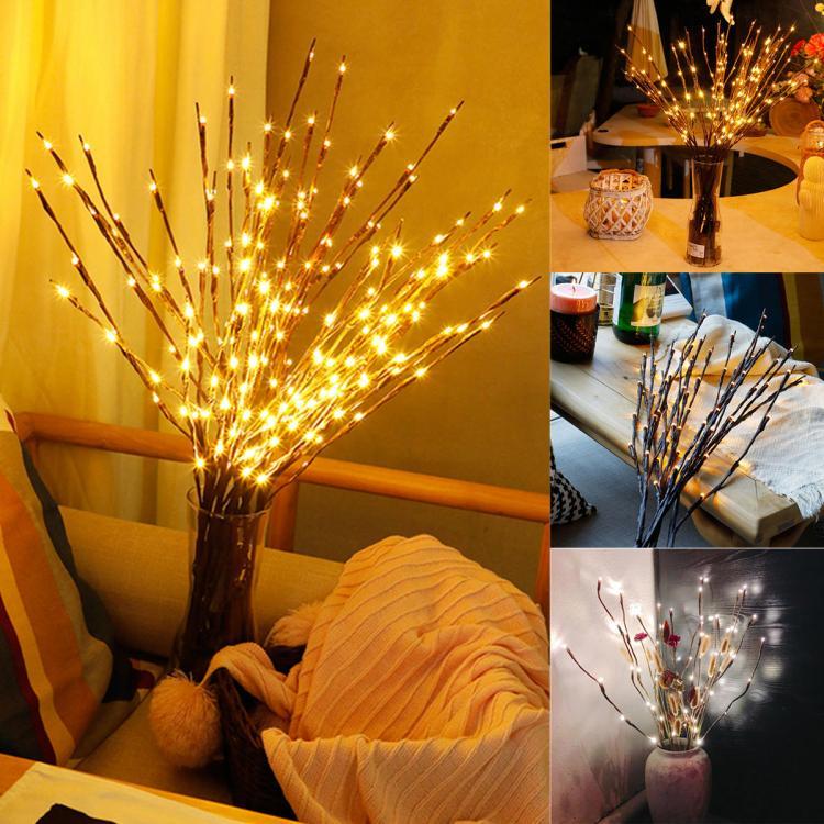 shopping קישוט הבית LED Tree Branch Lamp Floral Lights Party Home Decor Holiday Birthday Gift LED Night Light