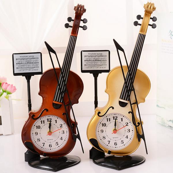 shopping קישוט הבית Portable Piano Plastic Alarm Clock Creative Student Table Ornaments Couple Children Alarm Clock