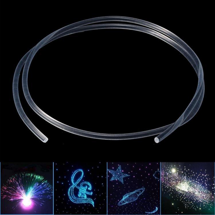shopping קישוט הבית 1M Side Glow Optic Fiber Car Light Opitcal Cable Ceiling Lighting Decor 1.5-5mm