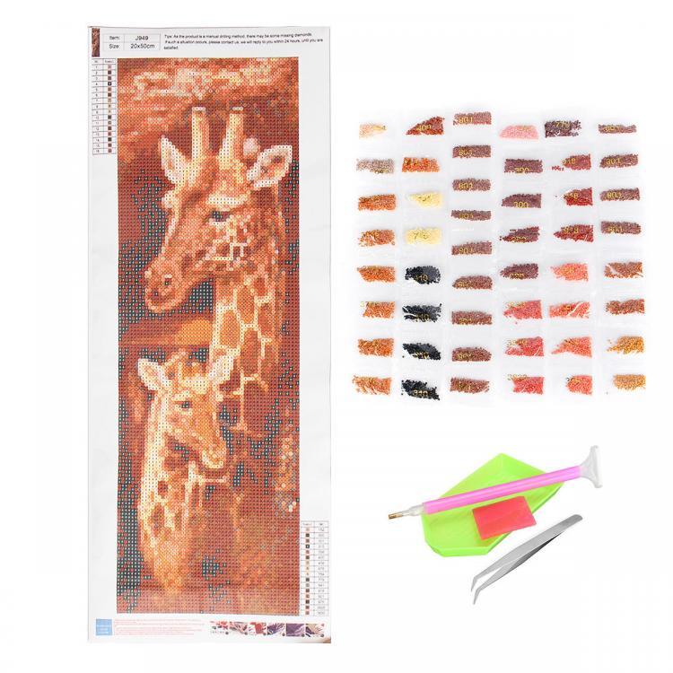 shopping קישוט הבית 5D DIY Full Drill Diamond Painting Animals Cross Stitch Embroidery Home Decorations