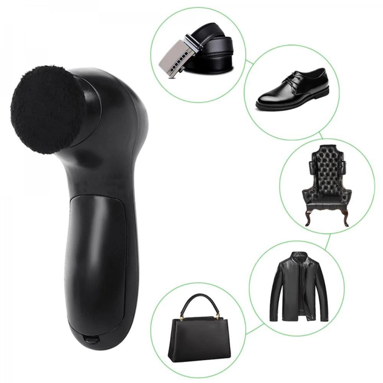 shopping סידור הבית Electric Portable Shoes Polisher Cleaner with 4 Brush Heads Cleaning Brushes