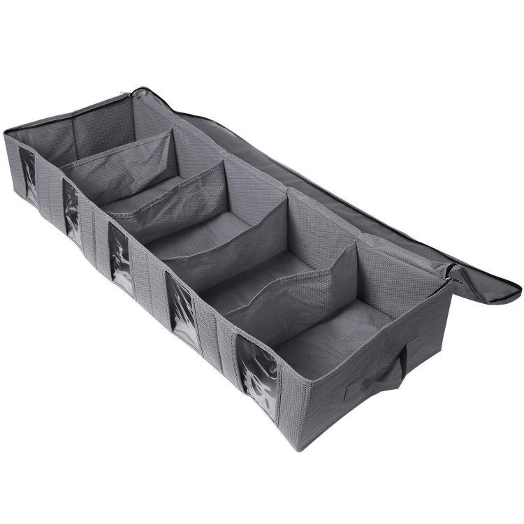 shopping סידור הבית Large Capacity Under Bed Storage Bag with 5 Clear Window for Clothing Shoes Blankets Clothes Storage Bag