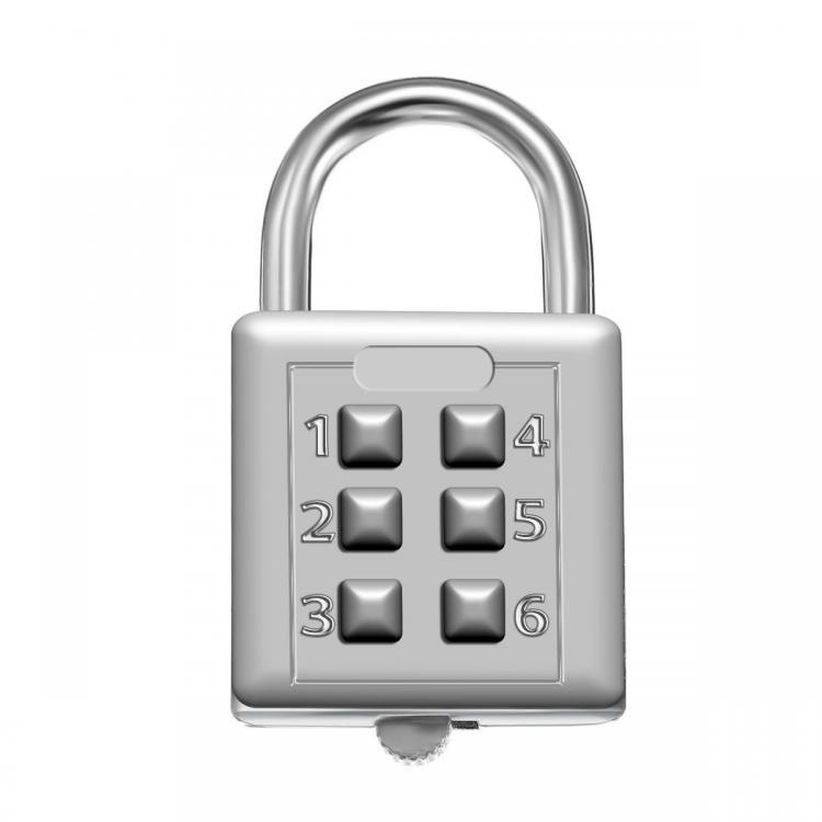 shopping סידור הבית KCASA LK-21 6 Digit Push Button Combination Padlock Travel Suitcase Luggage Security Password Lock