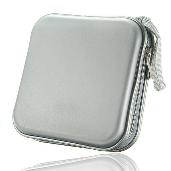 shopping סידור הבית 40 Disc CD DVD  Double-side Storage Case Organizer Holder Hard Wallet Album CD Storage Bag