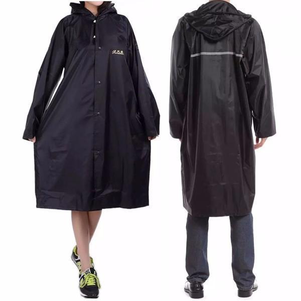 shopping סידור הבית Adult Outdooors RainCoat Long Poncho Hood Thicker Reflective Types Design Work Travel Rainwear