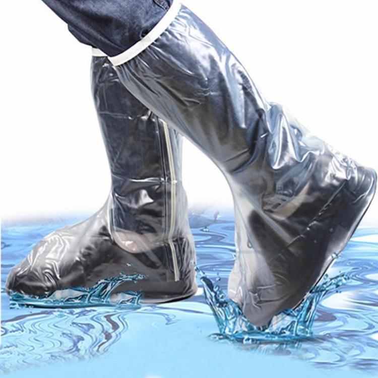 shopping סידור הבית Men Women Rain Shoes Cover Waterproof High Boots Flats Slip Resistant Overshoes Rain Gear