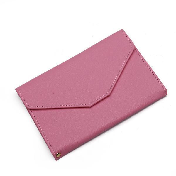 shopping סידור הבית Honana HN-PB2 9 Colors Fashion Leather Travel Passport Holder Credit Card Tickets Organizer