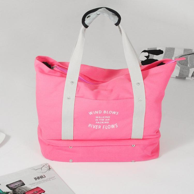 shopping סידור הבית Multifunctional Large Travel Bag Waterproof Cloth Shoes Handbag Portable Storage Bag Luggage