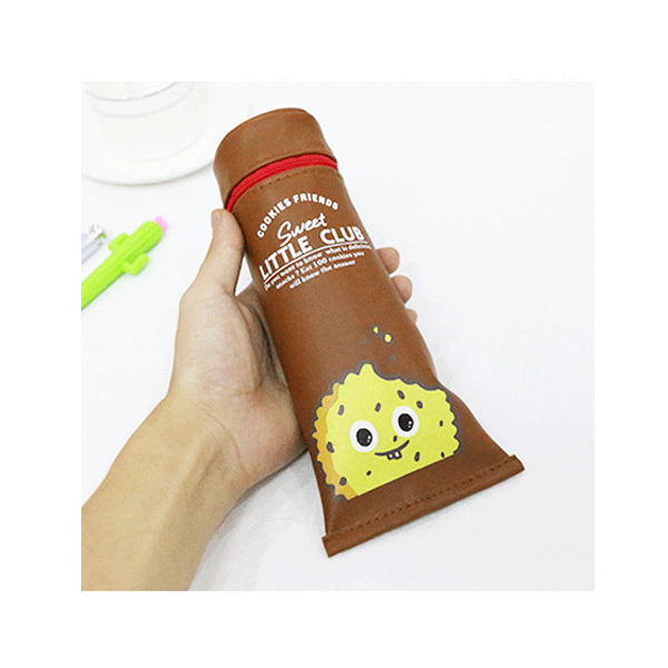 shopping סידור הבית WPM PC-CB03 Creative Shape Toothpaste Pencil Case Cartoon Pencil Bag School Supplies Storage Bag
