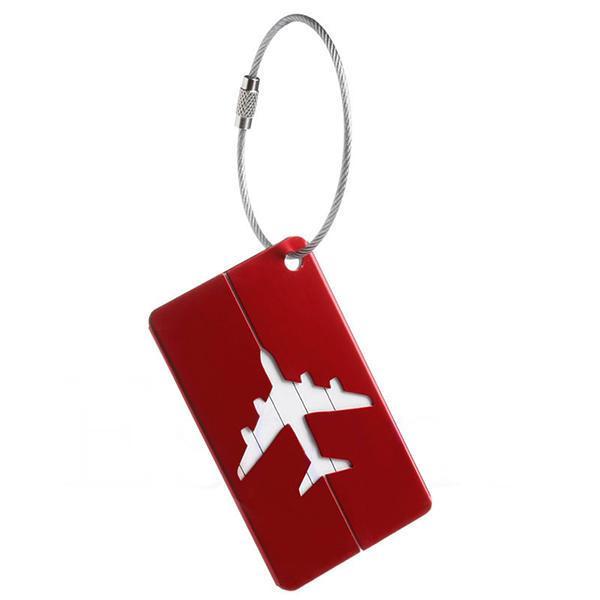 shopping סידור הבית KCASA KC-LP07 Metal Travel Luggage Tags Steel Loop Suitcase Bag Labels Address Privacy Cover