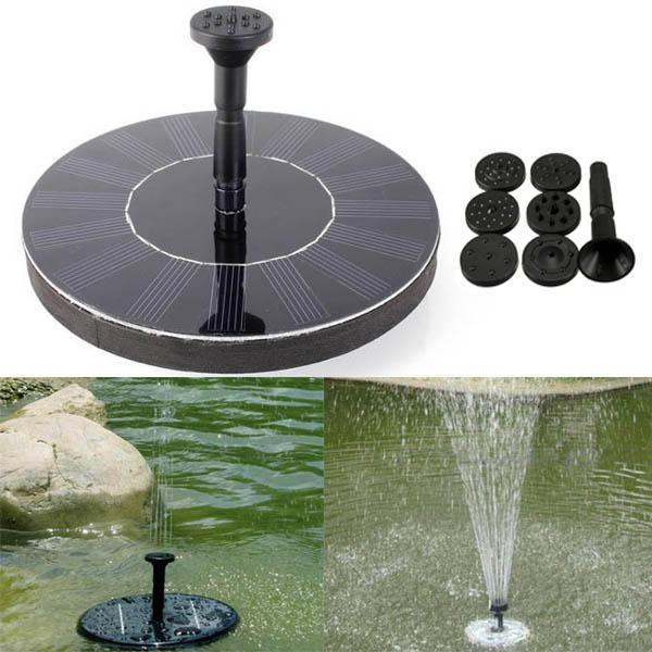 shopping גינה וגנים 7V Solar Power Floating Brushless Water Pump Garden Landscape Submersible Fountain