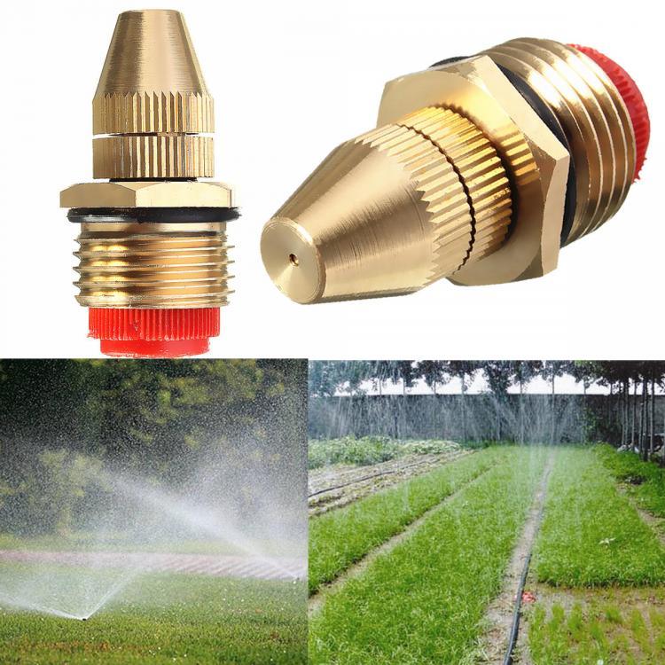 shopping גינה וגנים 1/2 Inch Brass Adjustable Sprinkler Garden Lawn Atomizing Water Sprayer Nozzles