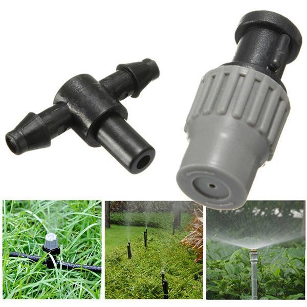 shopping גינה וגנים Garden Adjustable Micro Spray Nozzle Misting Atomizing Cooling Sprinkler