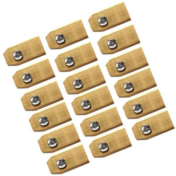 shopping גינה וגנים 18pcs 0.75mm Gardening Stainless Steel Blades Replacement for Husqvarna Gardena Automower