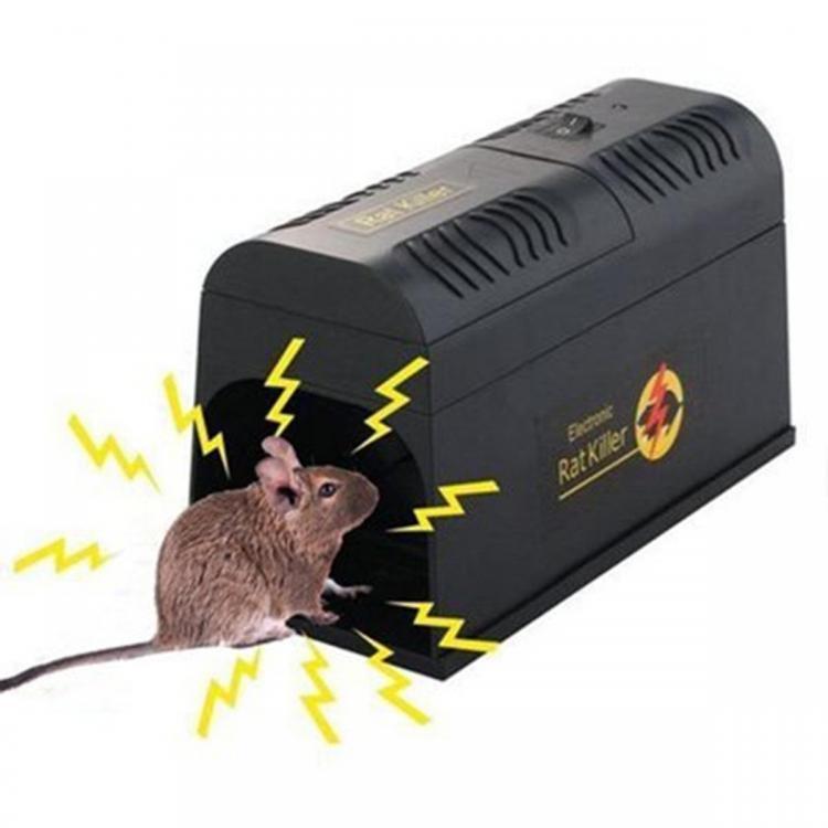shopping גינה וגנים Electronic Rat And Rodent Trap Powfully Kill And Eliminate Rats Mice Or Other Similar Rodents Efficiently And Safely