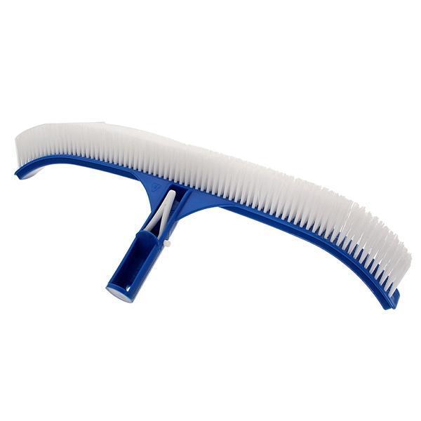 shopping ציוד לחיות מחמד 18 Inch Curved Scrubbing Floor Swimming Pool Aquarium Fish Pond Spa Bristles Brush Dirt Cleaner