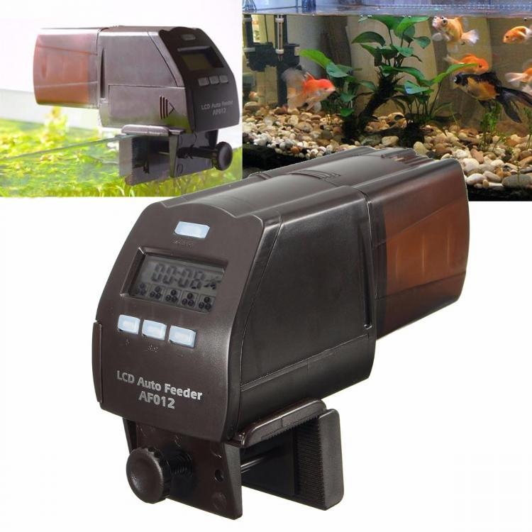 shopping ציוד לחיות מחמד Adjustable Digital LCD Auto Automatic Aquarium Tank Pond Fish Feeder Food Feeder