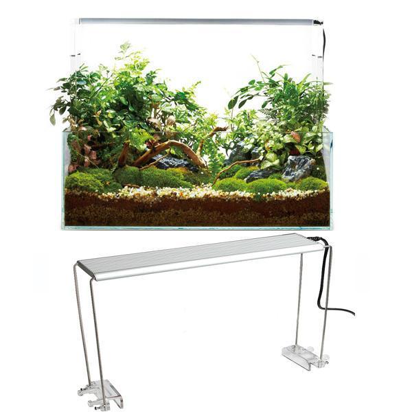 shopping ציוד לחיות מחמד 4PCS Stainless Steel Aquarium Stand For Aquatic High LED Light Lamp Fish Tank Holder Bracket Support