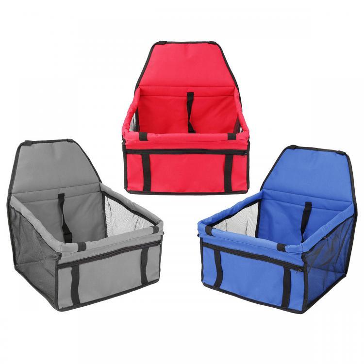 shopping ציוד לחיות מחמד Car Seat Carrier For Cats and Dogs Pets Lookout Carrier Zipper Storage Pocket Portable Carrier Bag