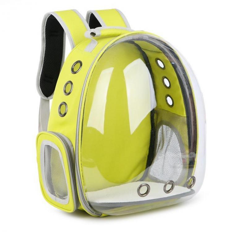 shopping ציוד לחיות מחמד 5 Colors Breathable Transparent Pet Travel Backpack Dog Cat Carrier Shoulder Bag