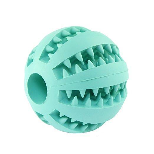 shopping ציוד לחיות מחמד 7CM Interactive IQ Treat Ball Rubber Dog Balls Toys with Bite Resistant Soft Rubber Dog Balls