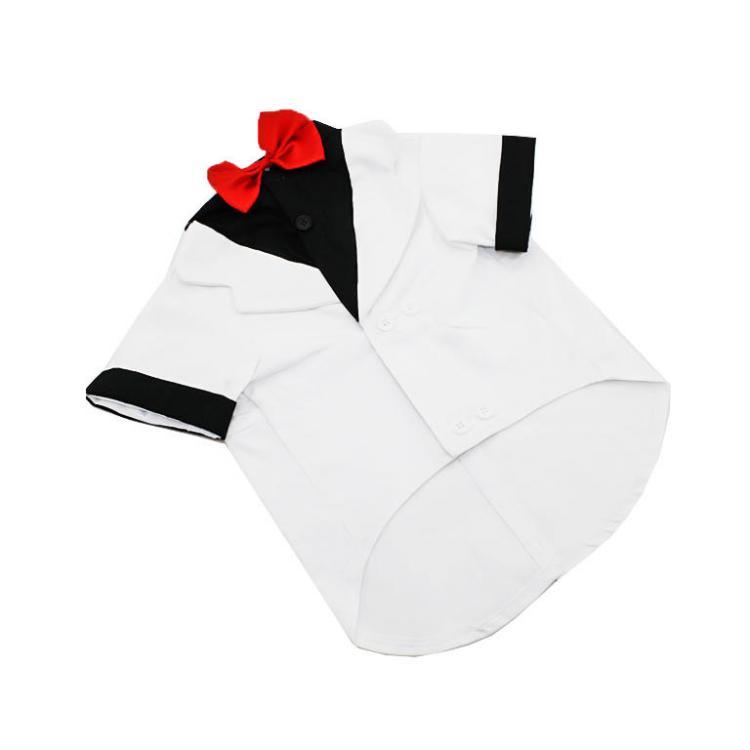 shopping ציוד לחיות מחמד Big Pet Dog Cat Clothes Big Dog Bow Tie Shirts Wedding Suit Clothes Costume Collared Shirt Jumpsuit