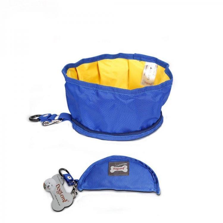 shopping ציוד לחיות מחמד Collapsible Waterproof Pet dog Bowl Portable Travel Bowl Foldable Expandable Cup Dish for Pet