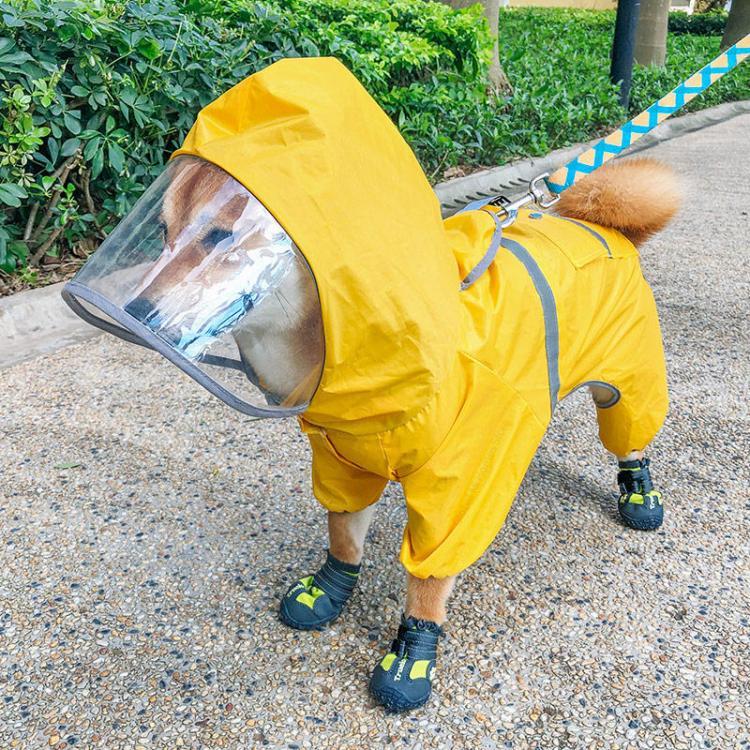 shopping ציוד לחיות מחמד Pet Dog Raincoat Four Feet Waterproof PetS Articles Clothing Spring Suitable For Rainy Days From Xiaomi Youpin