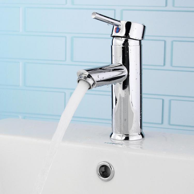 shopping כיורים ומסנני מים Brass Waterfall Basin Faucet Single Lever Mixer Bath Tap