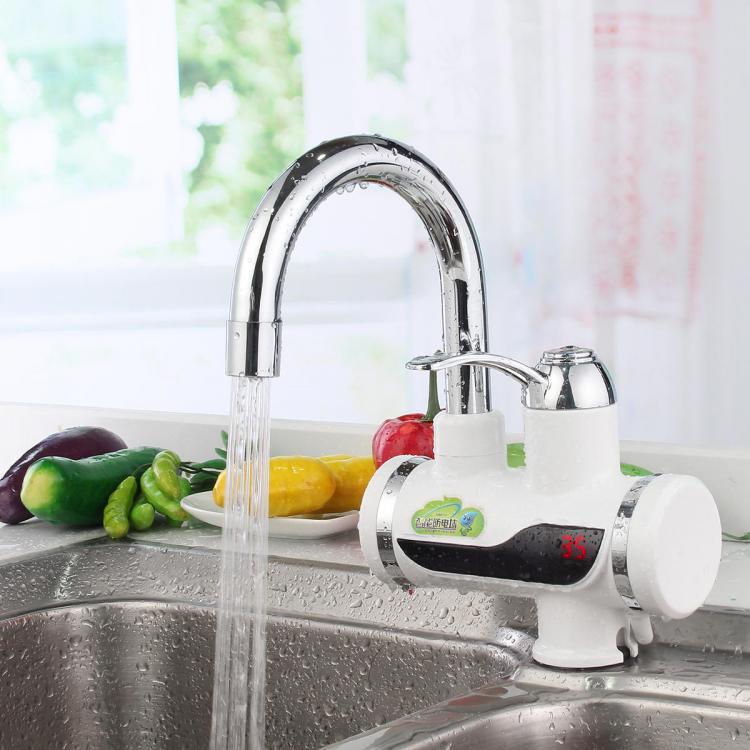 shopping כיורים ומסנני מים Temperature Display Instant Fast Heat Water Heater Tankless Durable Electric Hot Faucet