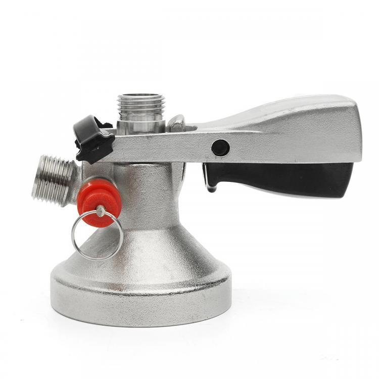 shopping כיורים ומסנני מים Stainless Steel G-type Keg Coupler Draft Beer Dispenser For Home Brew with Clicket
