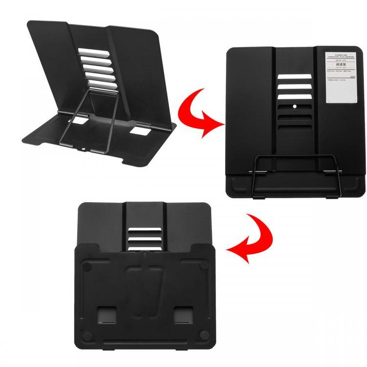 shopping ריהוט Foldable Cookery Book Stand Desk Reading Rest Textbook Display Holder Bookends