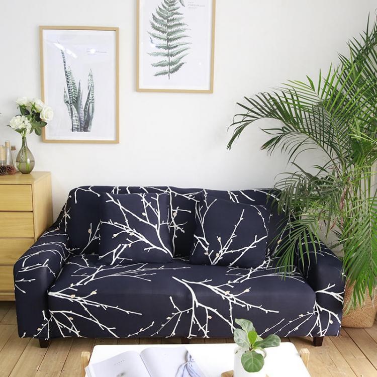 shopping ריהוט Textile Spandex Strench Sofa Chair Covers Printed Elastic Couch Cover Furniture Protector 4 Sizes