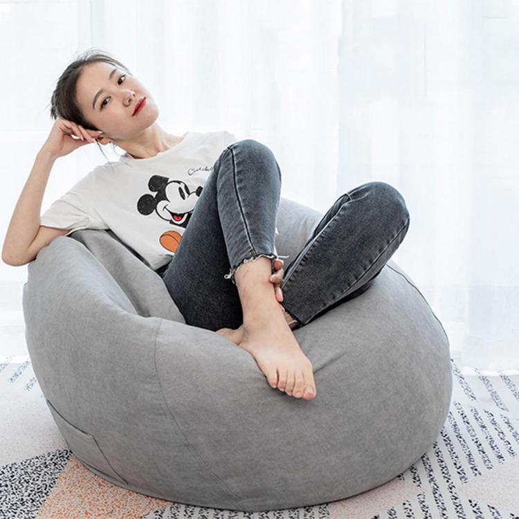 shopping ריהוט NESLOTH Soft Bean Bag Chairs Sofa Indoor Lazy Sofa 70*80 Contains EPS Particles For Gaming Rest Sofa