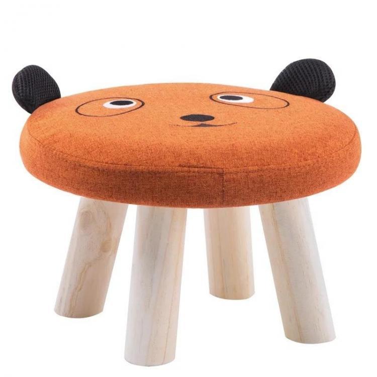 shopping ריהוט Baby Sofa Round Stool Solid Wooden Bear Chair Home Furniture