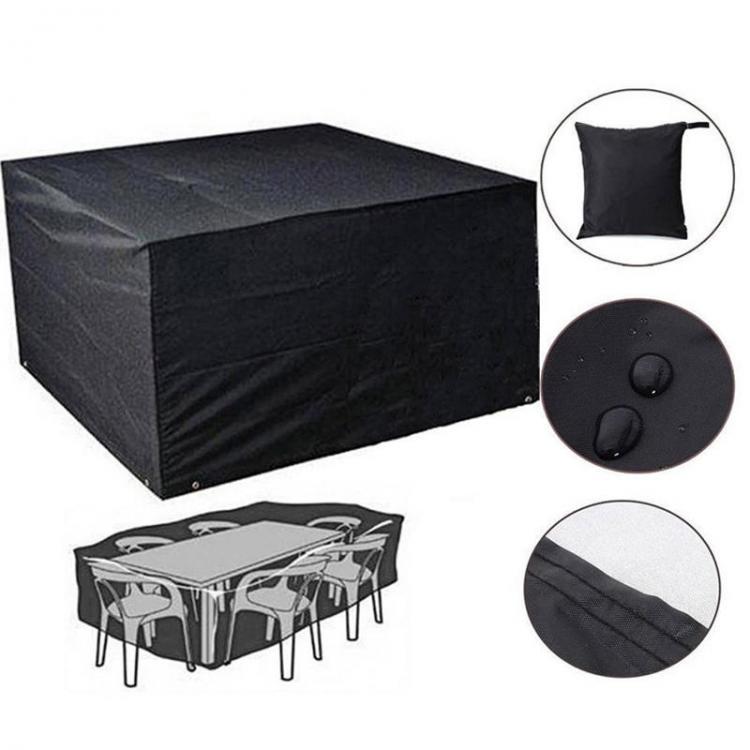 shopping ריהוט Garden Patio Furniture Set Cover Dust Wind Waterproof Oxford Fabric Table Chair Shelter